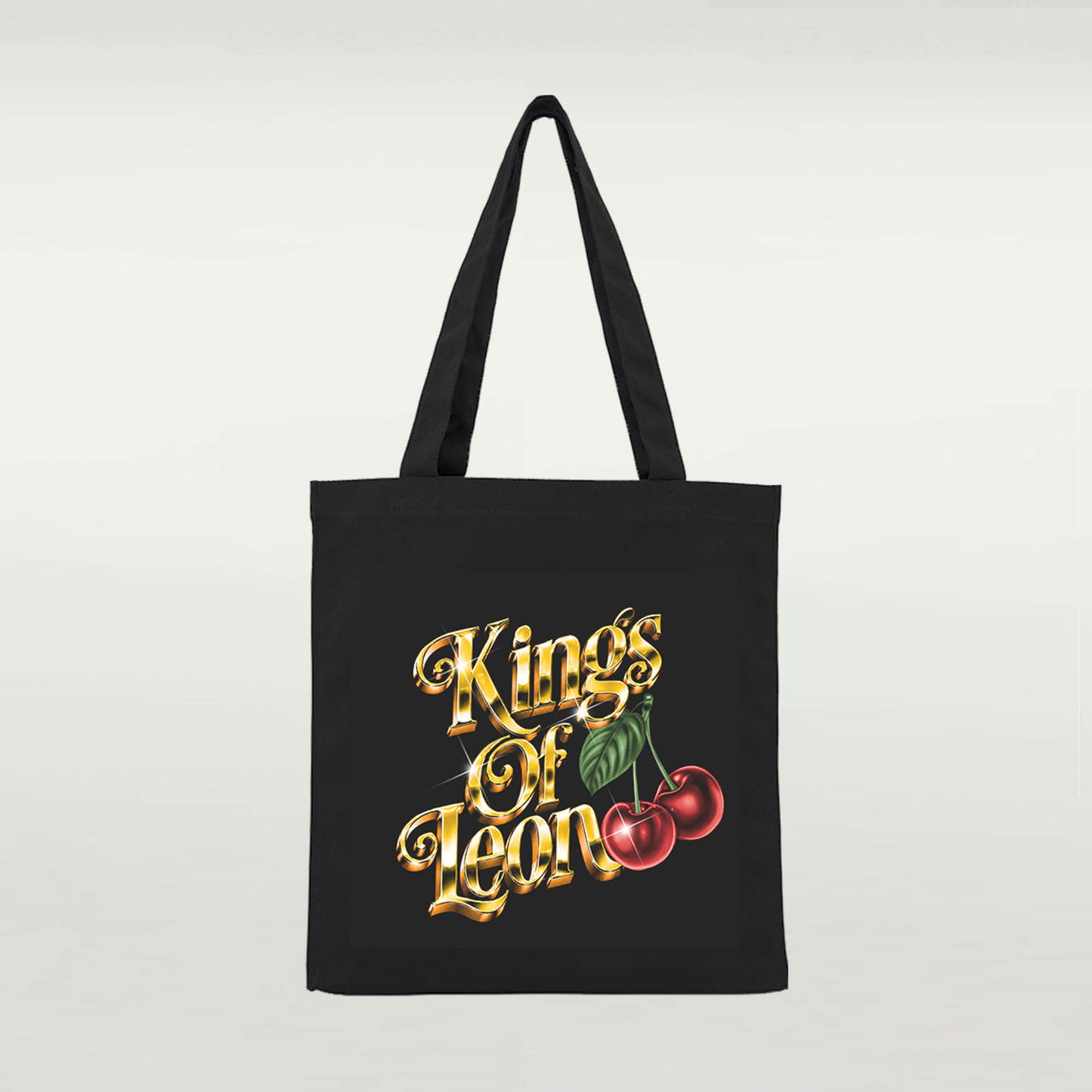 Chrome Cherries Tote Bag
