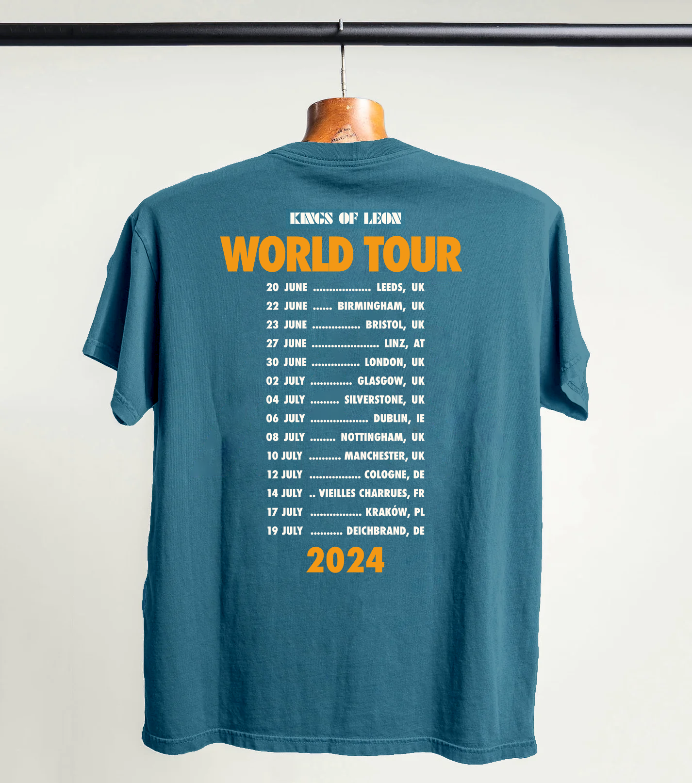 Can We Please Have Fun World Tour Blue Tee